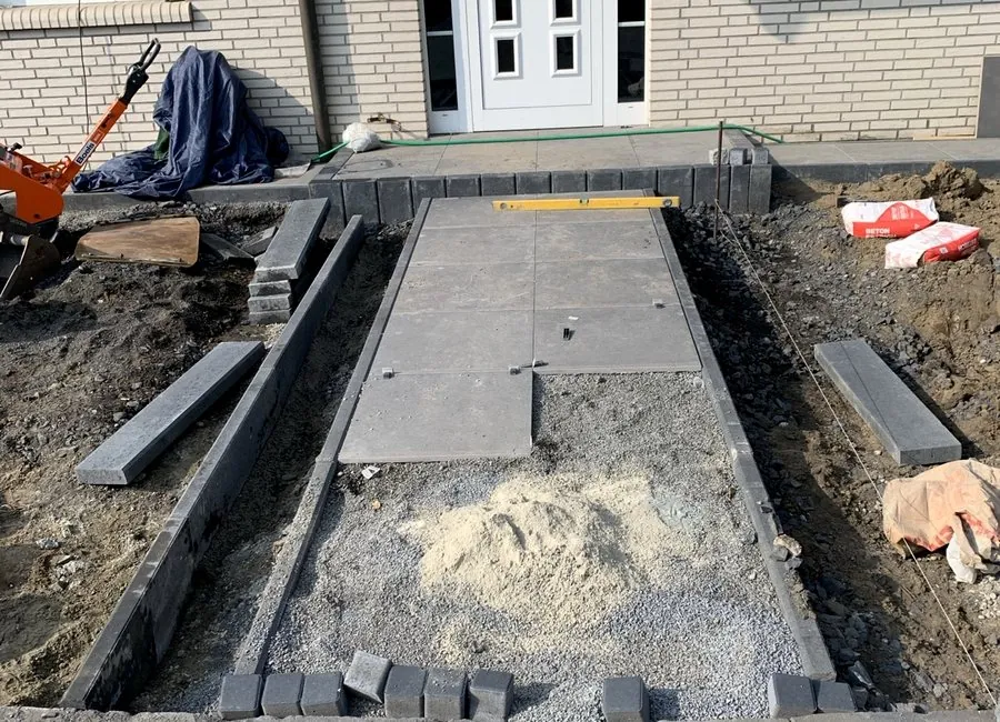 Vorher Nachher Projekt Gartenbau Münster Fernandes und Lopes